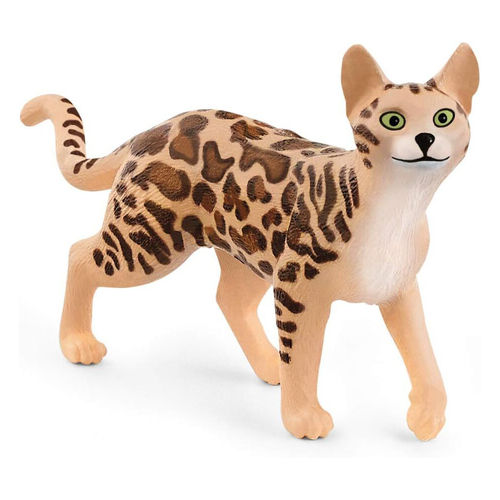 Schleich 3.3'' Bengal Cat Animal Action Figure Kids Toy 3-8y