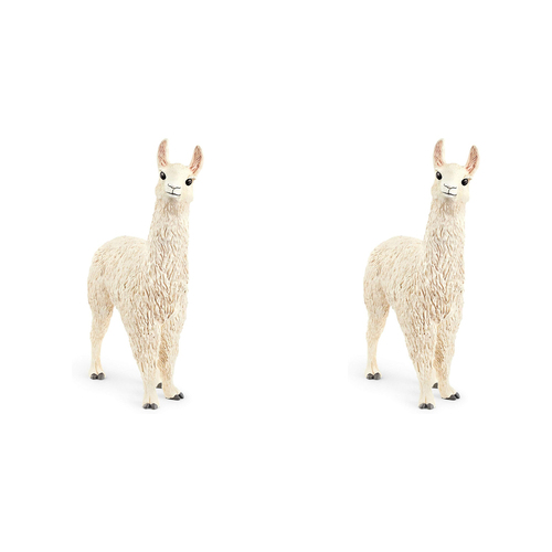 2PK Schleich 3.8'' Llama Farm Animal Action Figure Kids Toy 3-8y