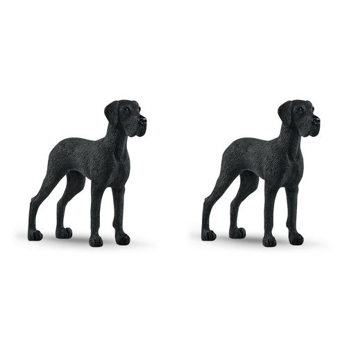 2PK Schleich 3.1'' Great Dane Animal Action Figure Kids Toy 3-8y