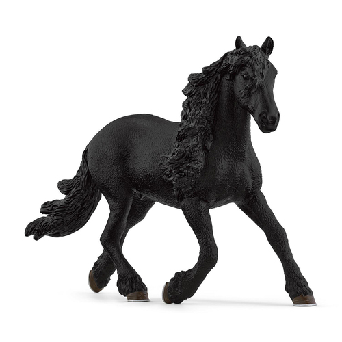 Schleich 6.1'' Friesian Stallion Animal Action Figure Kids Toy 3-8y
