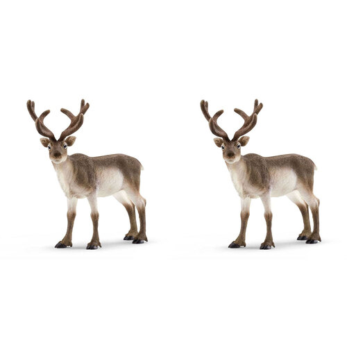 2PK Schleich Kids/Childrens Toy Figurine Reindeer 3y+