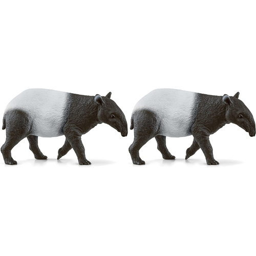 2PK Schleich 2.8'' Tapir Animal Action Figure Kids Toy 3-8y
