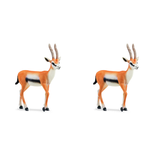 2PK Schleich 3.8'' Thomson Gazelle Animal Action Figure Kids Toy 3-8y