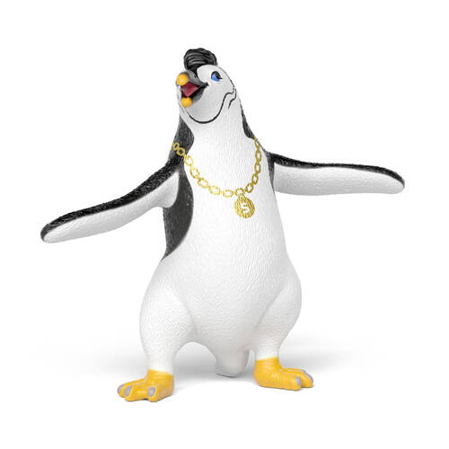 Schleich Juri The Penguin with Gold Chain Vinyl Figure Kids Toy 3y+