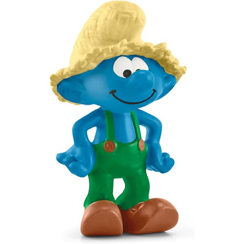 Schleich 2.2'' Farmer Smurf Action Figure Kids Toy 3-8y
