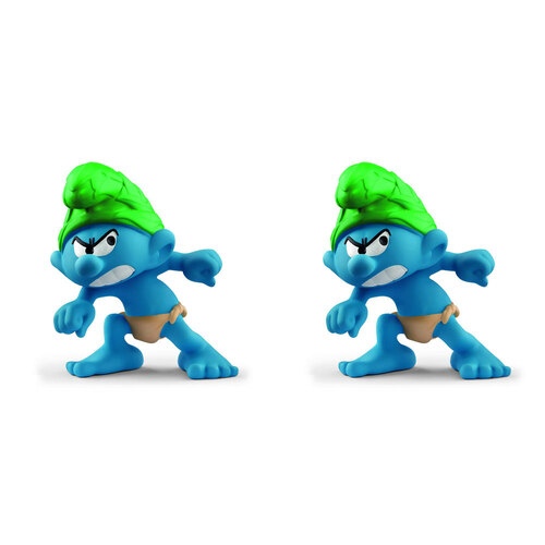 2PK Schleich Kids/Childrens Toy Figurine Wild Smurf 7y+