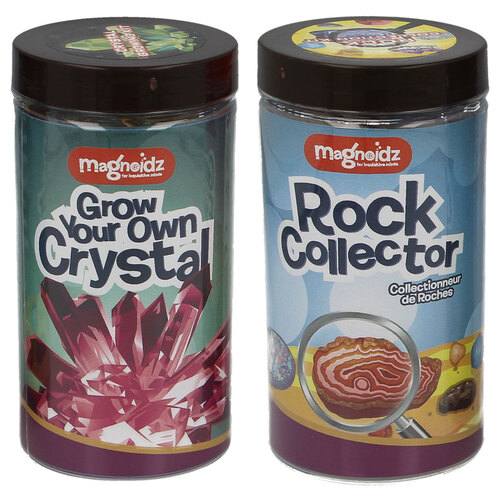 2PK Magnoidz Geology Fun Tube Kits 12cm - Assorted