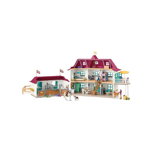 Schleich Lakeside Country House & Stable Figure Toy Kids Playset 5y+