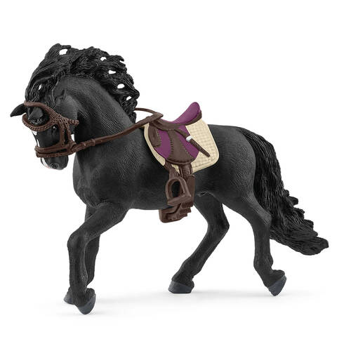 Schleich Pura Raza Espanola Stallion w/ Saddle 14cm Action Figure Kids 3y+