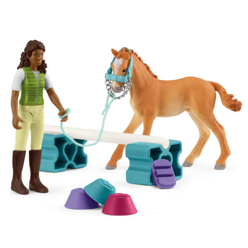 Schleich Training Set for foal Kids/Children Action Figure Playset Toy 4y+