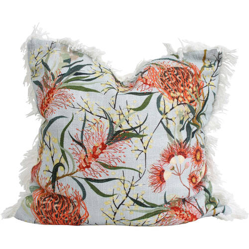 LVD 100% Cotton Decorative Home Textured Cushion Pillow 50x50cm Gumflower