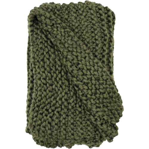 LVD Throw Chunky Tuck Stitch Pine Decorative Home/Lounge Decor