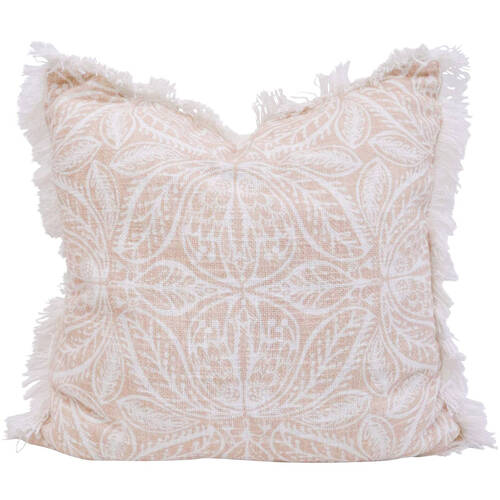LVD Cotton Cushion w/Fringe Square Home Decor 50x50cm William Morris
