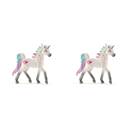 2PK Schleich Kids/Childrens Toy Figurine Sea unicorn, foal 3y+