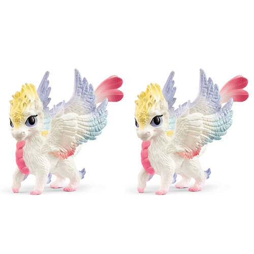 2PK Schleich Rainbow Baby Dragon Kids/Children Action Figure 10cm Toy 5-12y