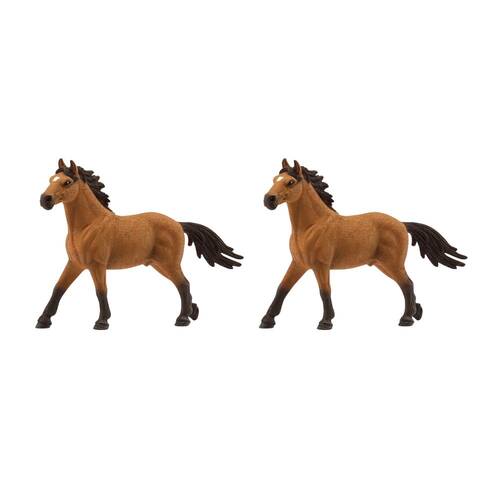 2PK Schleich Mustang Stallion Limited Edition Figure Toy 24x16cm