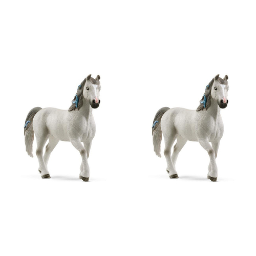 2PK Schleich Quarter Horse Gelding Animal Action Figure Kids Toy 3+
