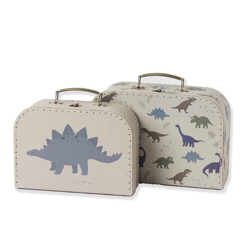 2pc A Little Lovely Company Dinosaurs Suitcase Storage