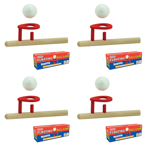 4PK Schylling Floating Ball Game Kids/Children Toy 4y+