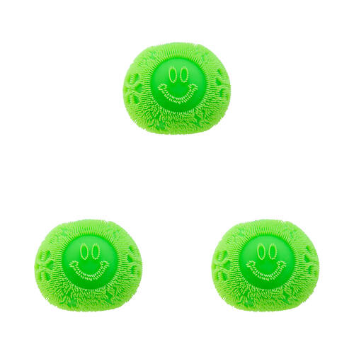 3PK Schylling Fuzz Ball Flower Power Nee Doh Kids/Childrens Toy - Assorted 3y+