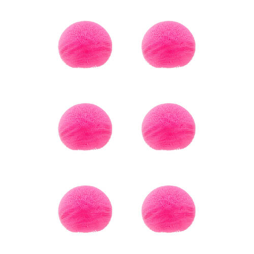 6PK Schylling Fuzz Ball Nee Doh Kids/Childrens Toy - Assorted 3y+