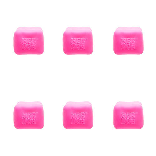 6PK Schylling Nice Cube Glow Nee Doh Kids/Childrens Toy - Assorted 3y+