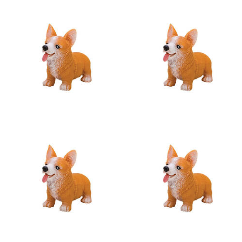 4PK Schylling Pocket Size Pups V3 Squishy Toy - Assorted 3y+