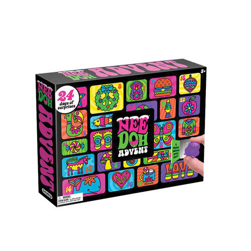 24pc Schylling 2025 Advent Calendar Nee Doh Christmas Kids Toy 3y+