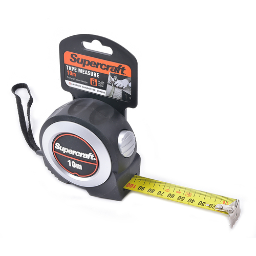 Supercraft Tape Measure 10M Annodised DIY Construction Tool
