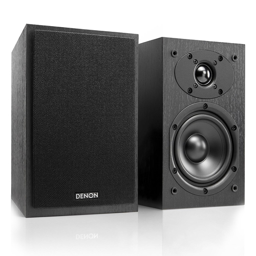 Denon 2 Way Home Audio Stereo Speaker Pair For SC-M41 Reciever Black