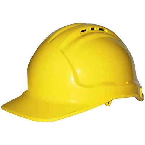 Safecorp PPE Safety Protection Cap/Hard Hat Web Harness Yellow