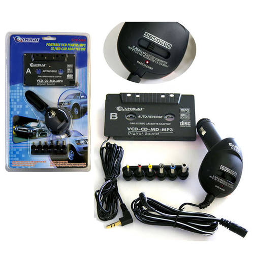 Sansai Portable VCD/CD/MD/MP3 Car Adaptor Kit