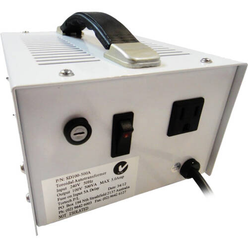500W JAPANESE AUTO STEPDOWN NOT DIELECTRICALLY ISOLATED TRANSFORMER