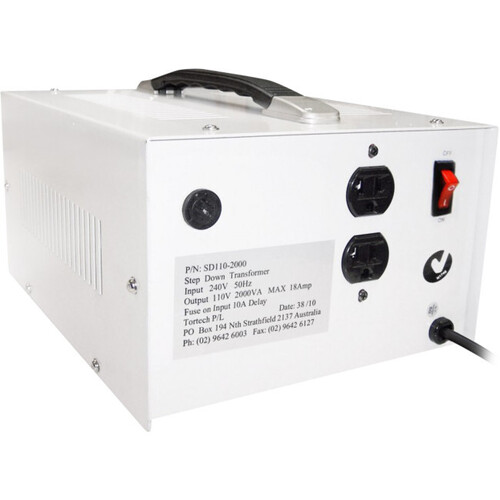 2000W USA STEPDOWN TRANSFORMER 110V DIELECTRICALLY ISOLATED