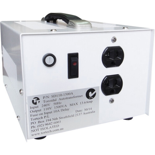 1500W USA  AUTO STEPDOWN NOT DIELECTRICALLY ISOLATED TRANSFORMER