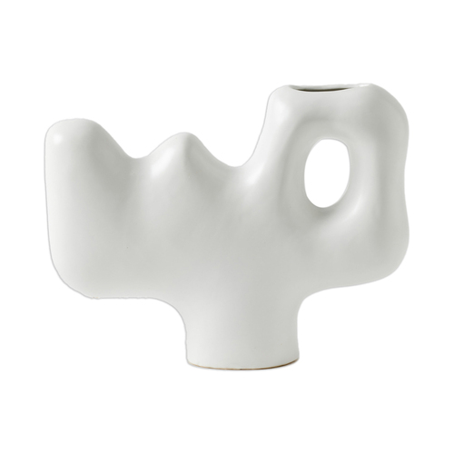 Pilbeam Living Stoneware Suri Vessel Home Decor White 32cm