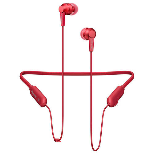 Pioneer In-Ear Bluetooth Flexible Neck Band w/ Mic/Volume - Red