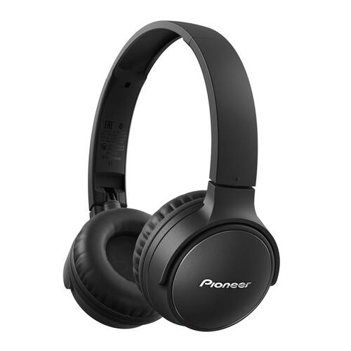 Pioneer S3 Wireless On Ear Headphone w/ Mic - Black