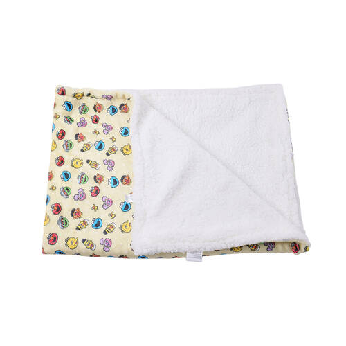 Stubby Club Fleece Soft Washable Sesame Street Pet Dog Blanket 70x100cm