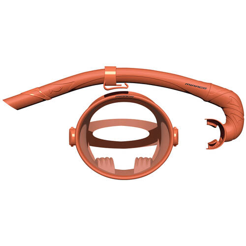 2pc Mirage Oceania Snorkelling/Swimming Mask & Snorkels Set Coral
