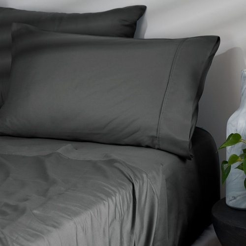 Morrissey King Bed 900TC Cotton Rich Sheet Set Charcoal