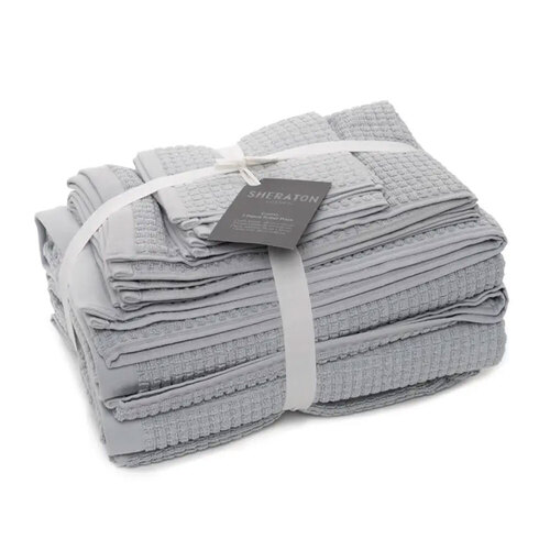 5pc Sheraton Luxury Maison Como Towel Pack Light Graphite