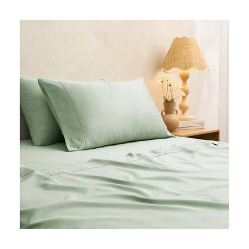 Sheraton Luxury Egyptian Cotton Rich King Bed Sheet Set Sage