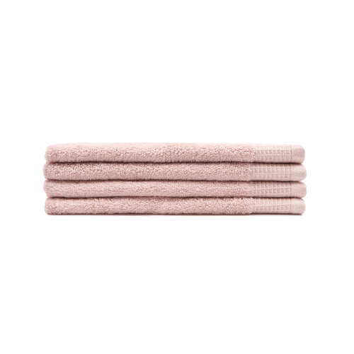 4pc Sheraton Luxury Maison Greenwich Hand Towels 40cm x 60cm Cotton Peach