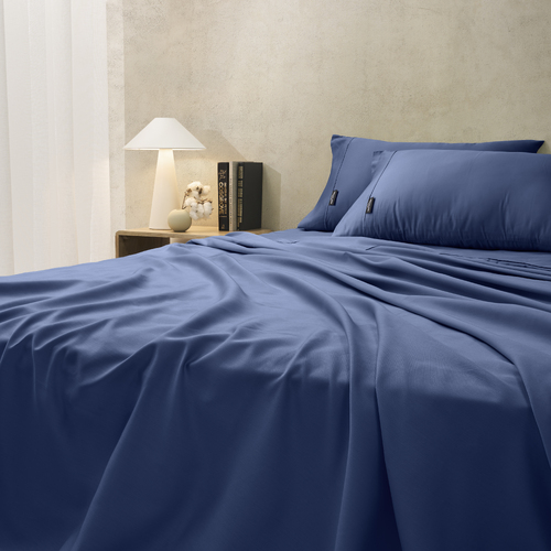 Sheraton Luxury Maison Single Bed Fitted Sheet Set 1000TC Cotton Rich Nightfall