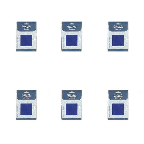 6PK Malli Sewing  Iron-On Mender Fabric Patch Coloured Assorted