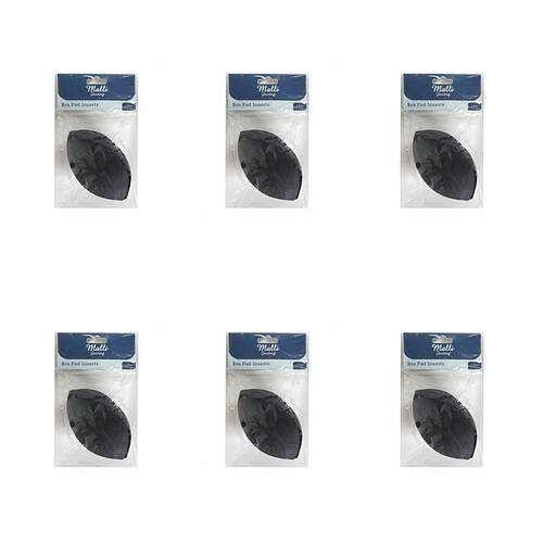 6PK Malli Sewing Sponge Push Up Bra Pad Bust Lift Inserts - Assorted