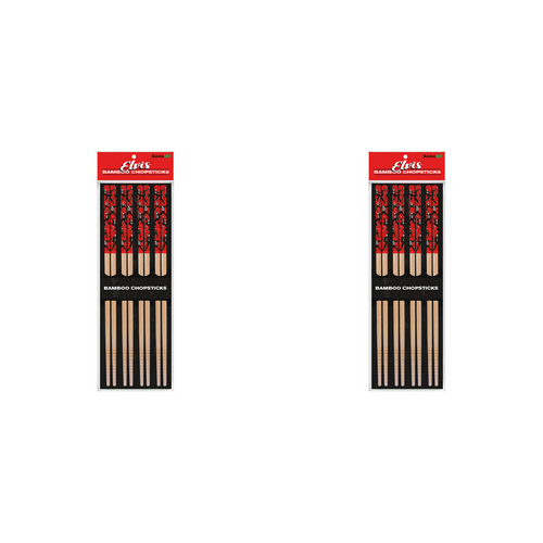 16pc Gamago Bamboo Chopsticks Set Food Utensil - Elvis Jailhouse