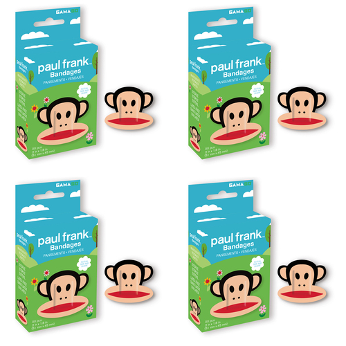 80pc Gamago Paul Frank Julius Bandages Wound Plaster 5.1x4.5cm