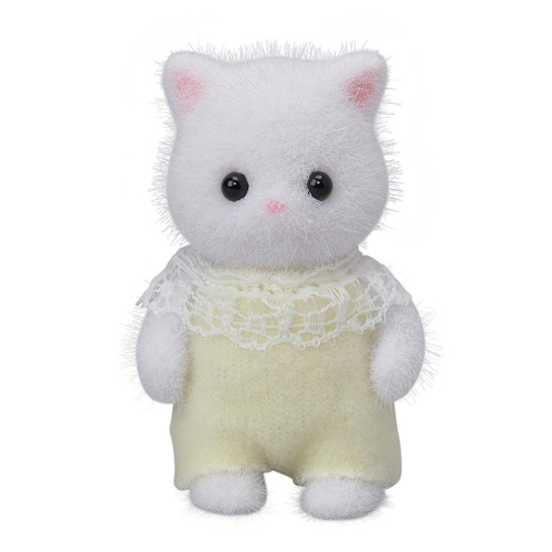 3pc Sylvanian Families Persian Cat Baby Kids Miniature Toy 3y+
